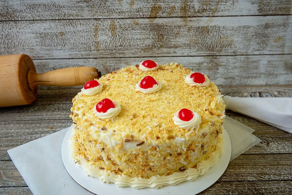 Italian Cream, Almond, coconut & pecan, an old-Chattanooga favorite.